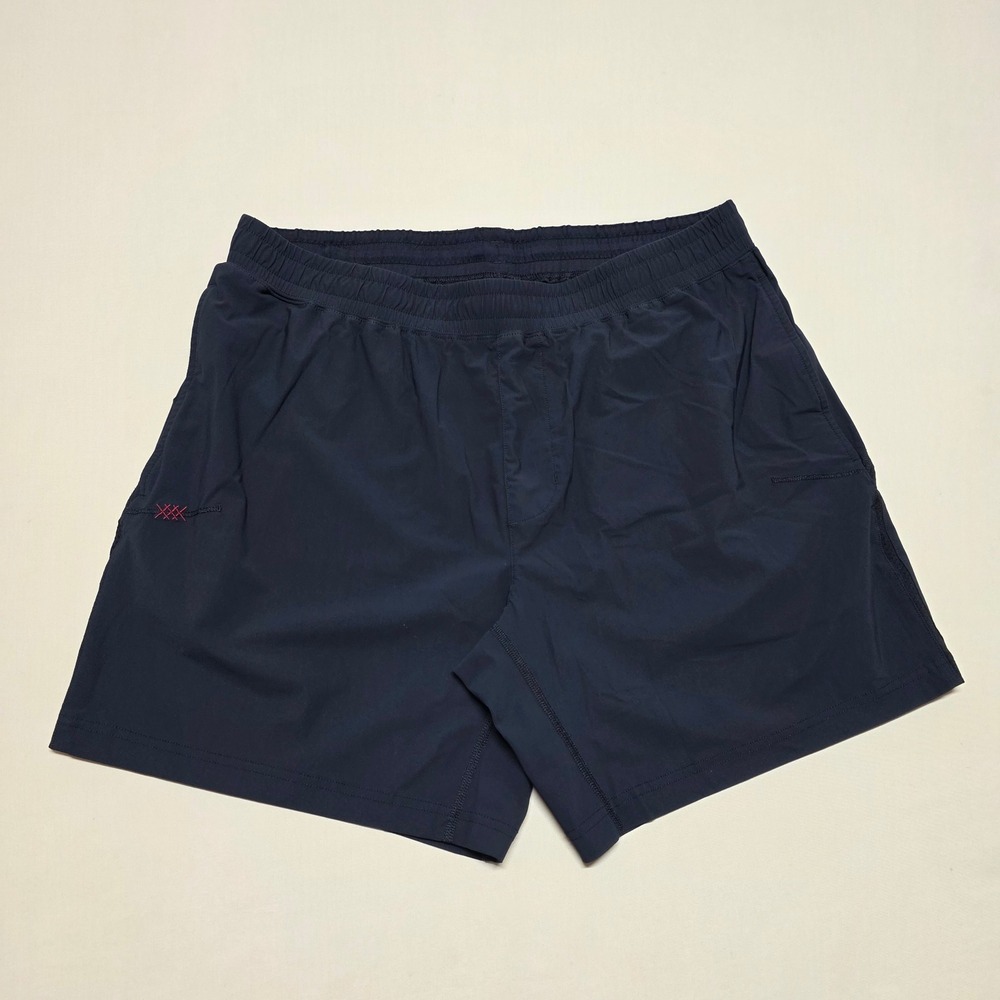 Rhone Mako Shorts Men XL Black Linerless Training Gym Athletic Running